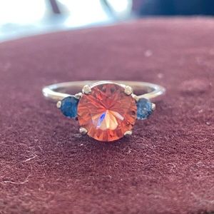 Oregon Sunstone sterling silver ring
